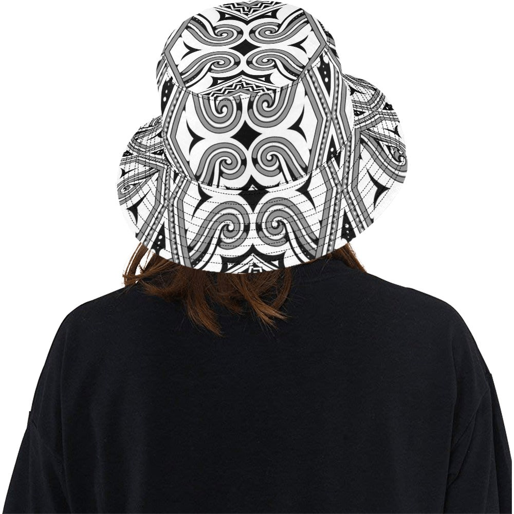 Samoan Pattern Print Design LKS302 Unisex Bucket Hat