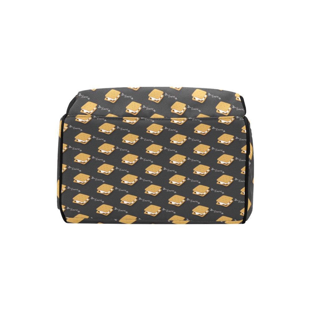 S_Mores Print Design LKS301 Diaper Bag Backpack