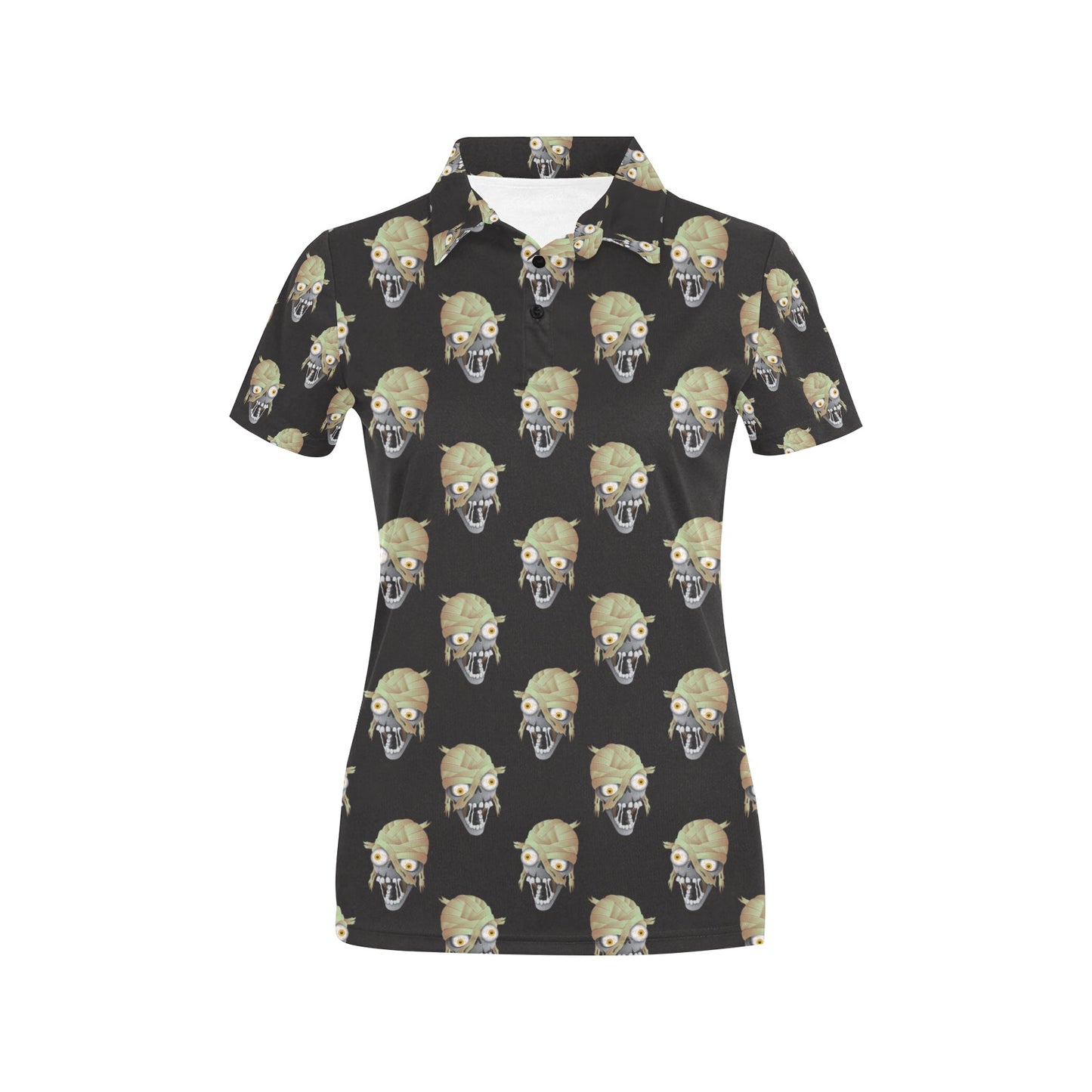 Mummy Print Design LKS304 Women's Polo Shirt