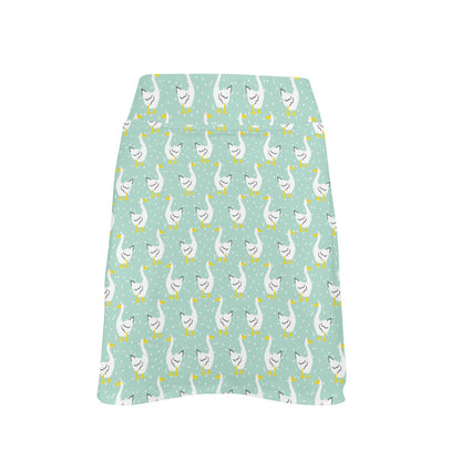 Goose Print Design LKS404 17" Golf & Pickleball Skort with Pockets