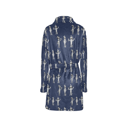 Mummy Print Design LKS306 Women's Fleece Robe