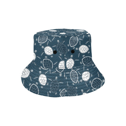 Sea Turtle Print Design LKS3015 Unisex Bucket Hat
