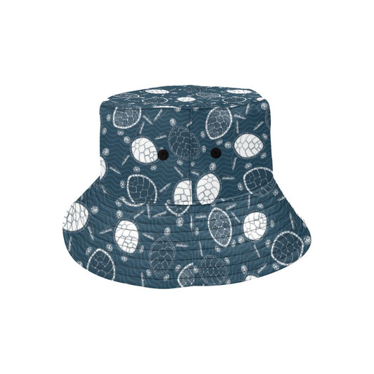 Sea Turtle Print Design LKS3015 Unisex Bucket Hat