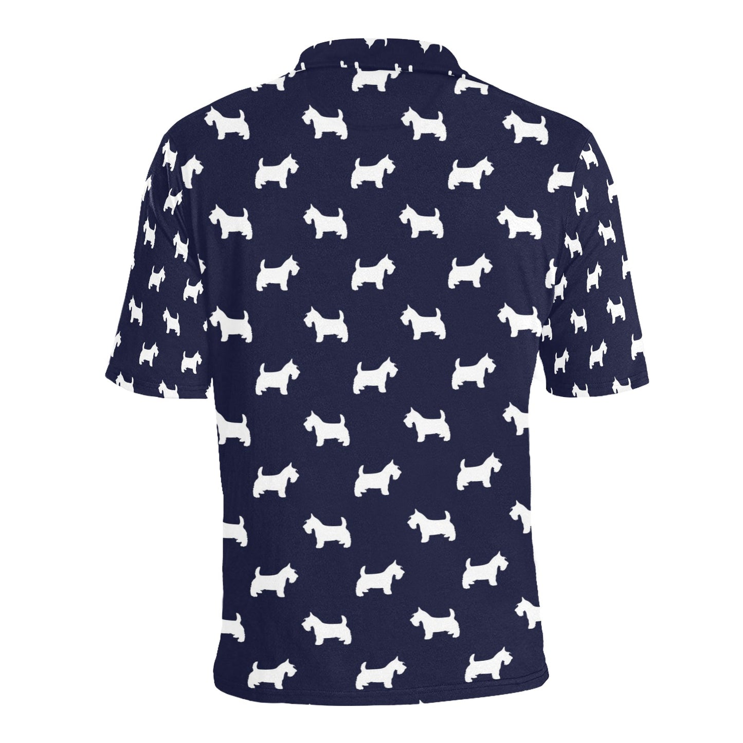 Scottish Terriers Print Design LKS3019 Men Polo Shirt