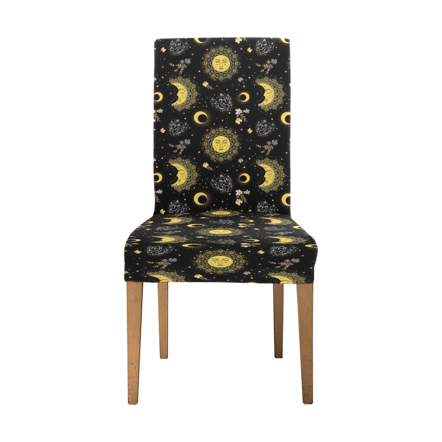 Sun Moon Print Design LKS301 Dining Chair Slipcover
