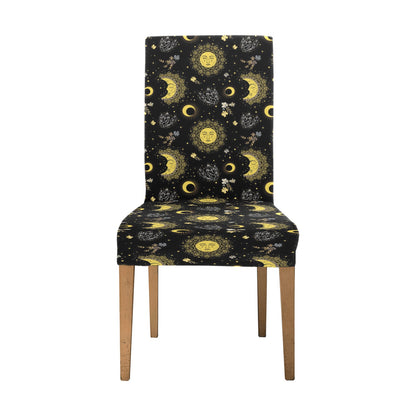 Sun Moon Print Design LKS301 Dining Chair Slipcover