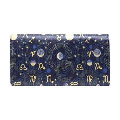 Zodiac Print Design LKS302 Women's Trifold Wallet