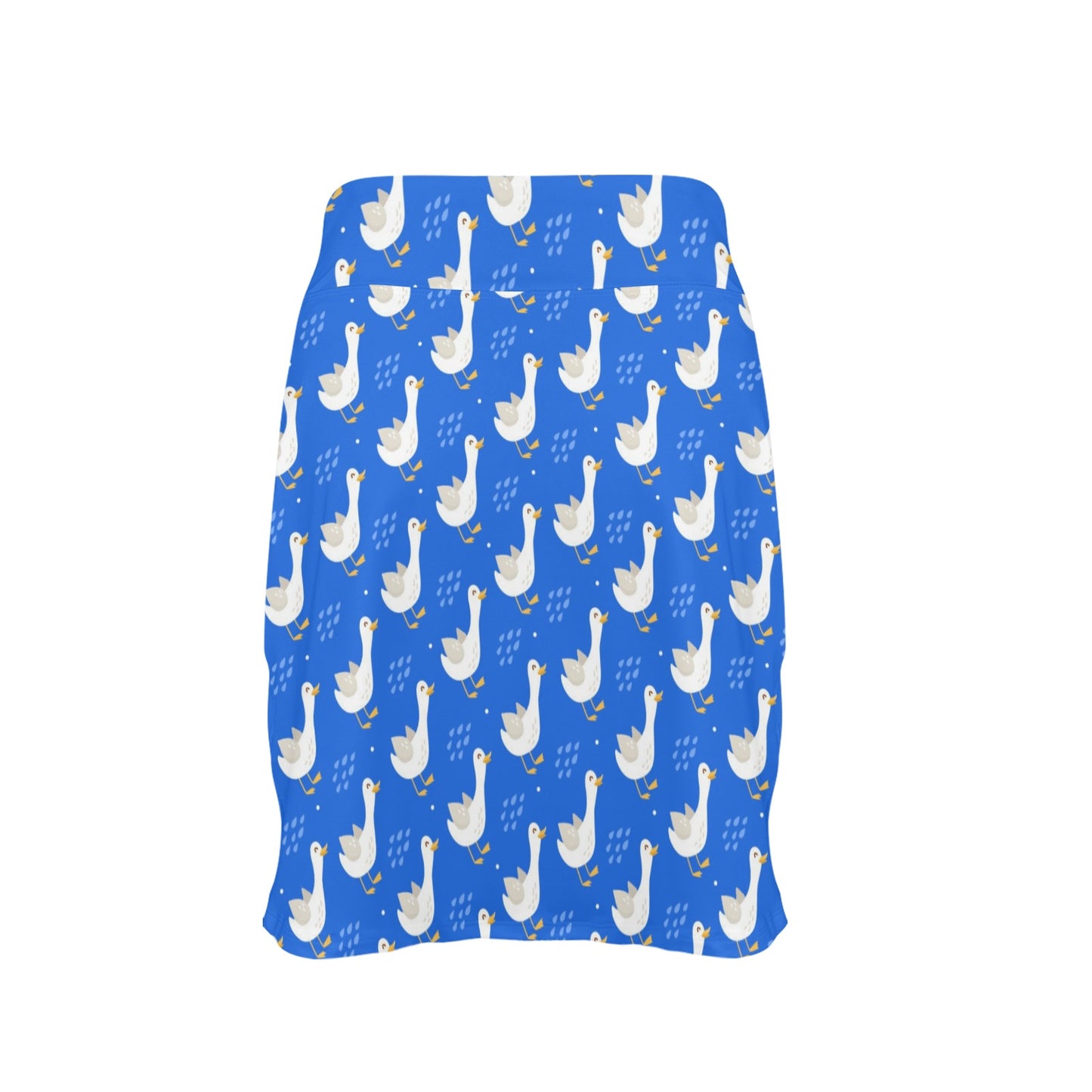 Goose Print Design LKS402 17" Golf & Pickleball Skort with Pockets