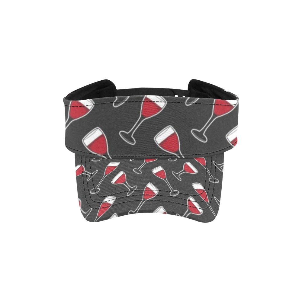 Wine Print Design LKS308 Unisex Sun Visor