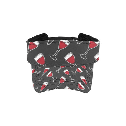 Wine Print Design LKS308 Unisex Sun Visor