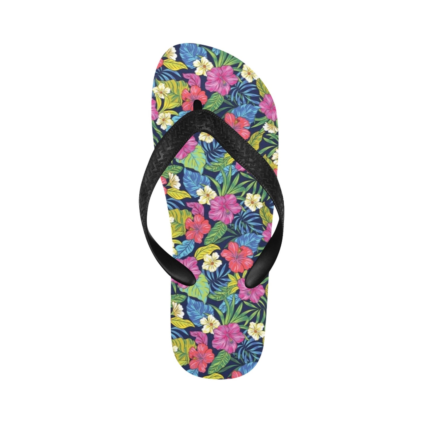Hibiscus Print Design LKS3010 Flip Flops