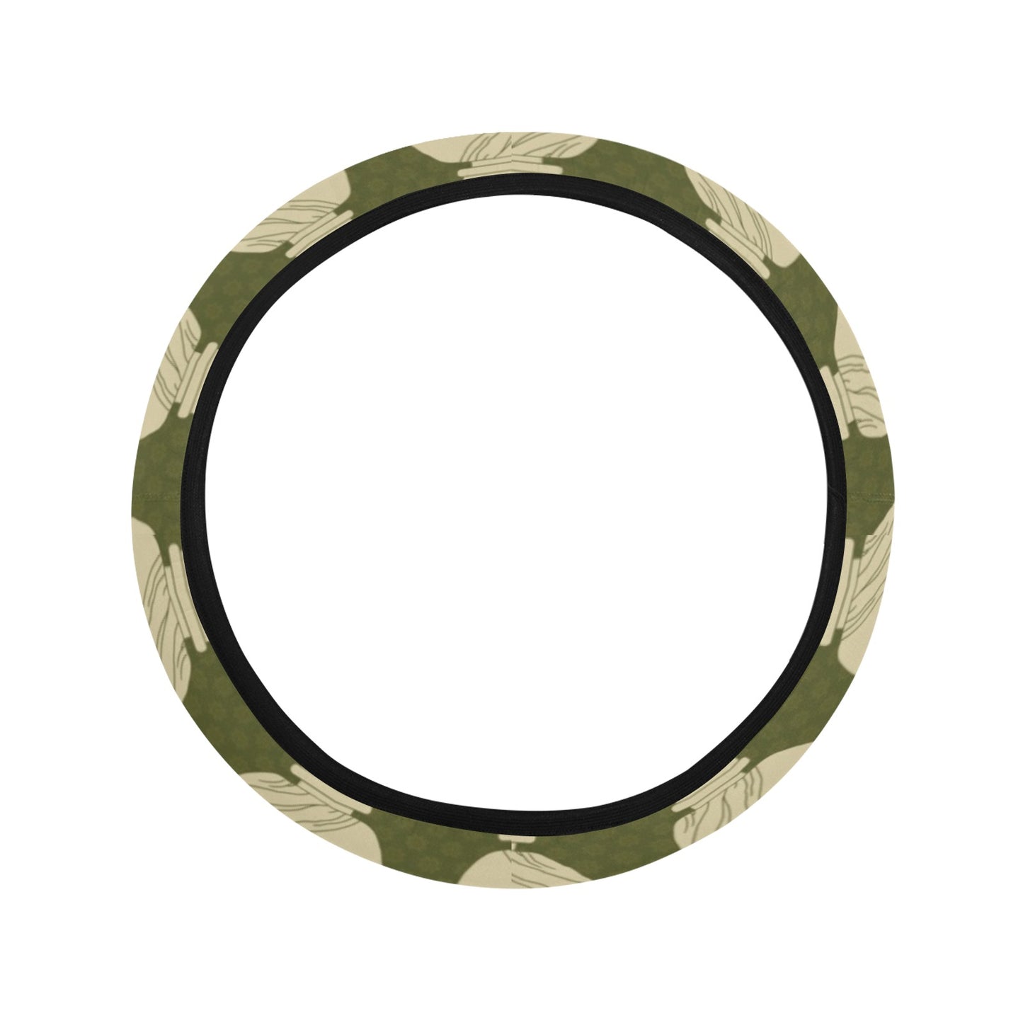 Ancient Greek Statue Print Design LKS301 Steering Wheel Cover with Elastic Edge