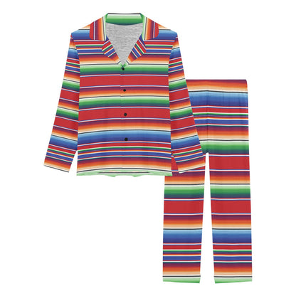 Serape Print Design LKS304 Women's Long Pajama Set