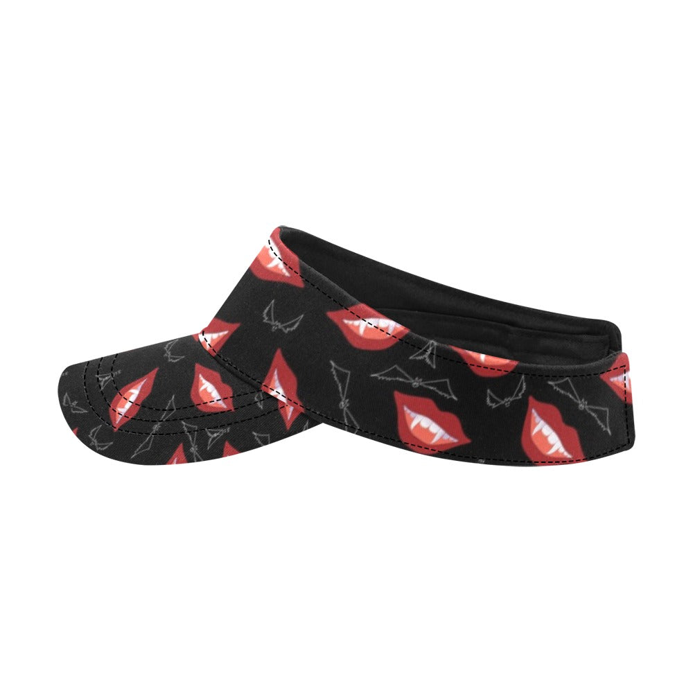 Vampire Lips Print Design LKS301 Unisex Sun Visor