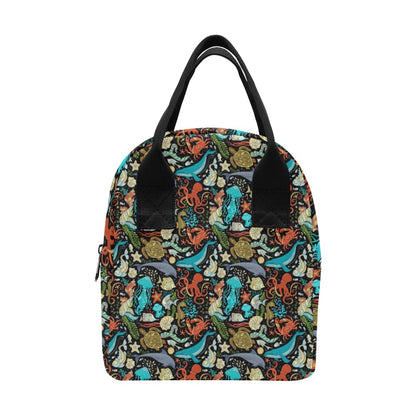 Underwater Animal Print Design LKS301 Insulated Lunch Bag