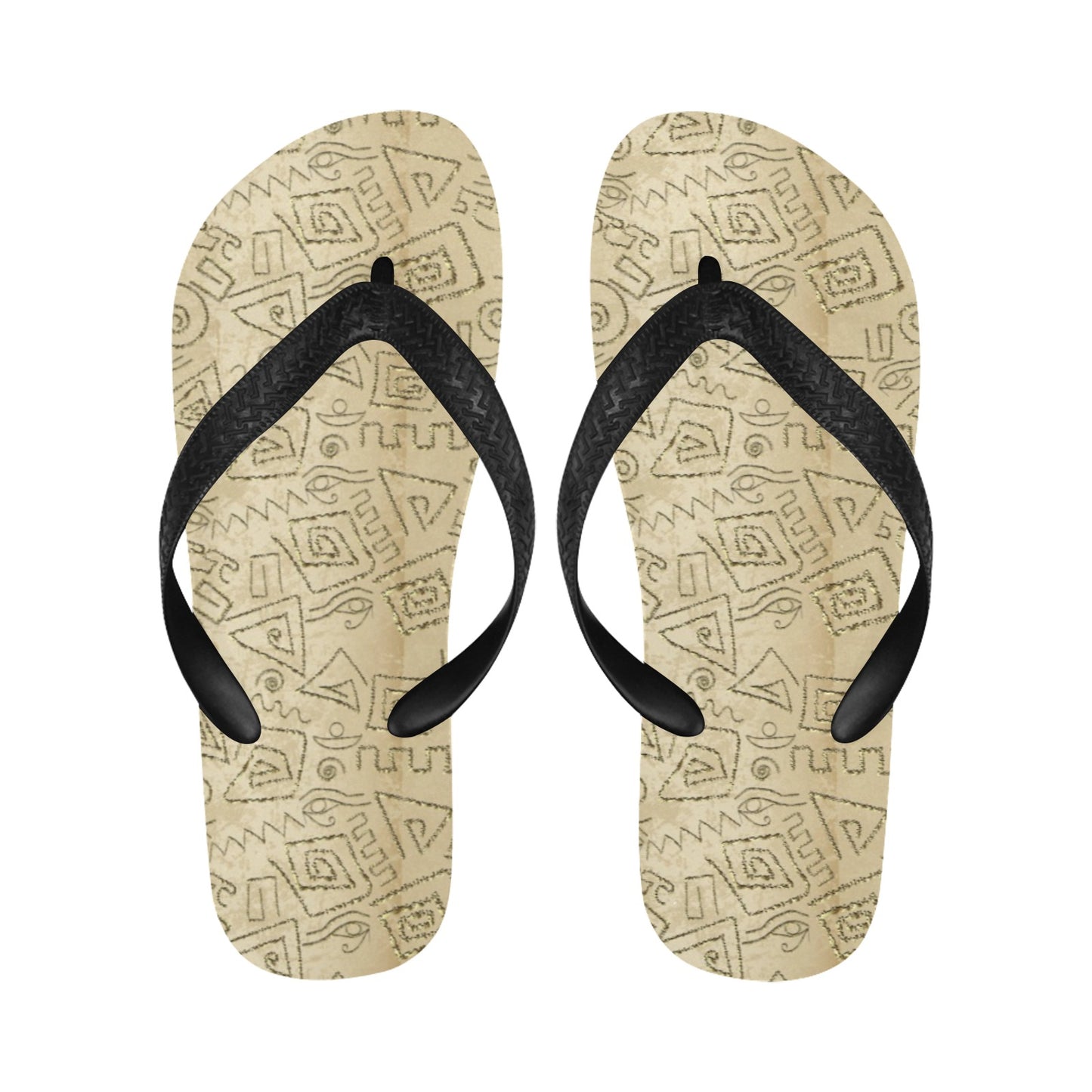 Ancient Greek Print Design LKS3013 Flip Flops