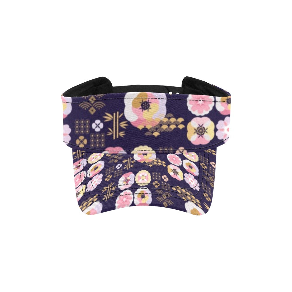 Sakura Japan Style Print Design LKS302 Unisex Sun Visor