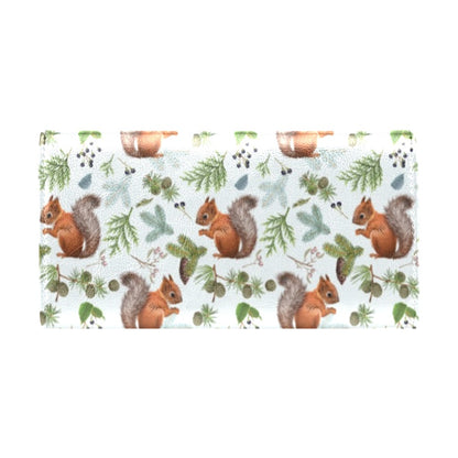 Squirrel Print Design LKS308 Women's Trifold Wallet