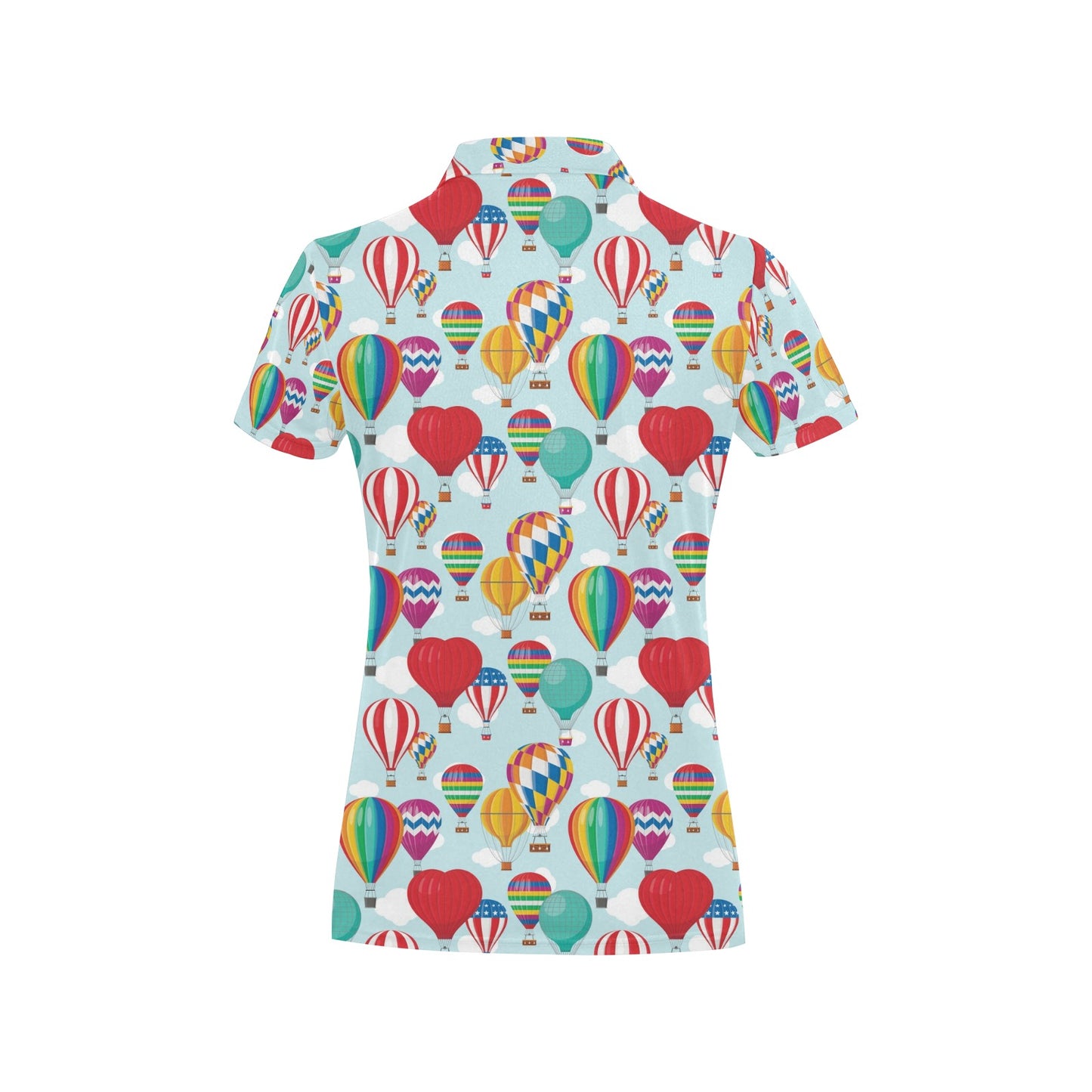 Ballon Pattern Print Design 07 Women's Polo Shirt