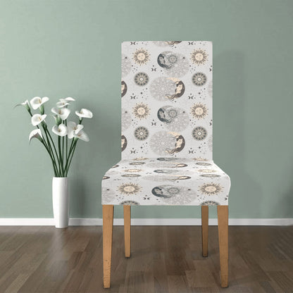 Sun Moon Print Design LKS302 Dining Chair Slipcover