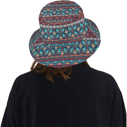 Suzani Print Design LKS302 Unisex Bucket Hat
