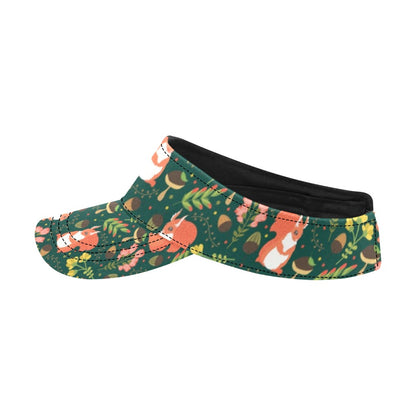Squirrel Print Design LKS302 Unisex Sun Visor