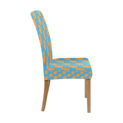 Waffle Print Design LKS304 Dining Chair Slipcover