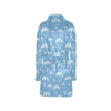 Skydiver Print Design LKS305 Women's Fleece Robe