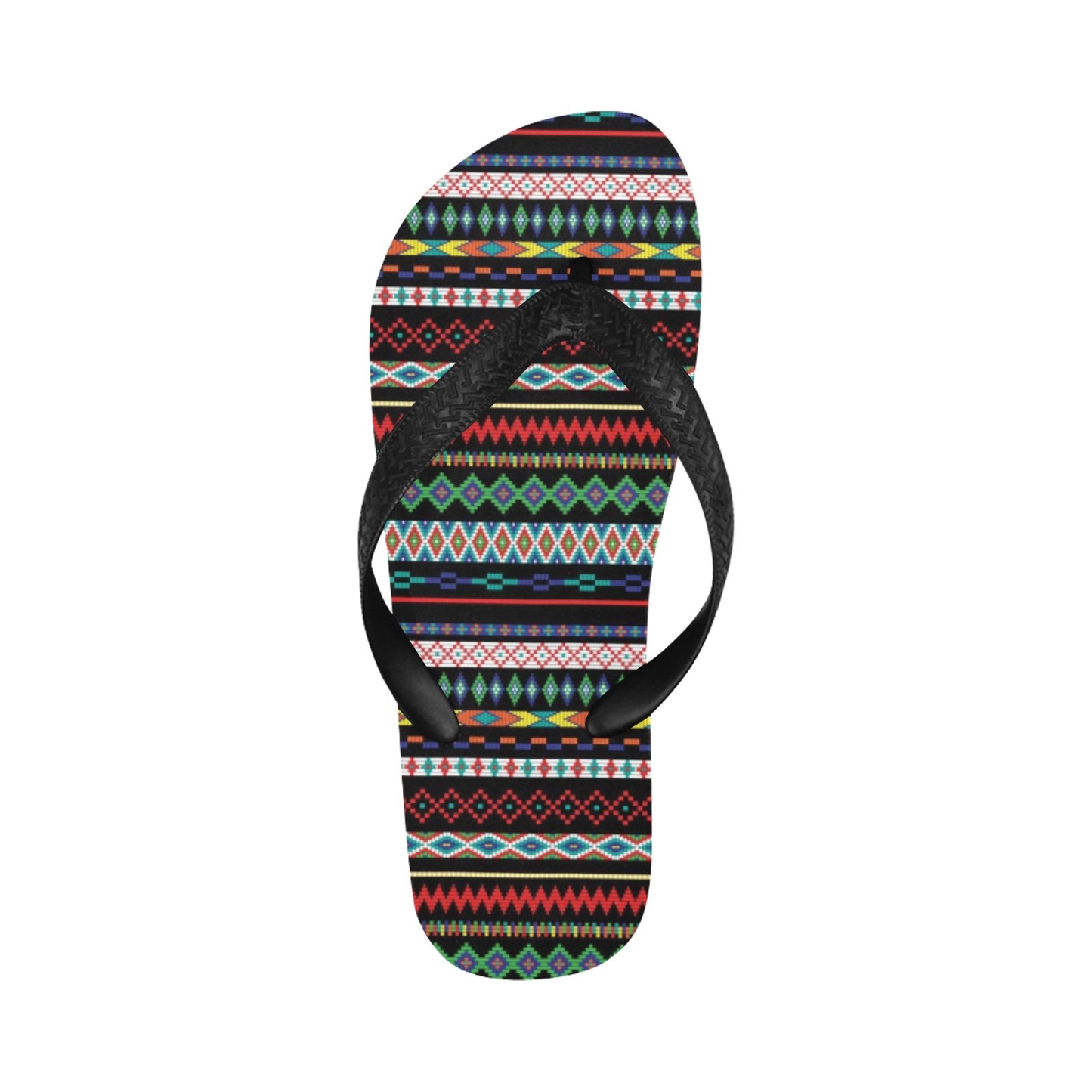 Southwest Pattern Print Design LKS302 Flip Flops