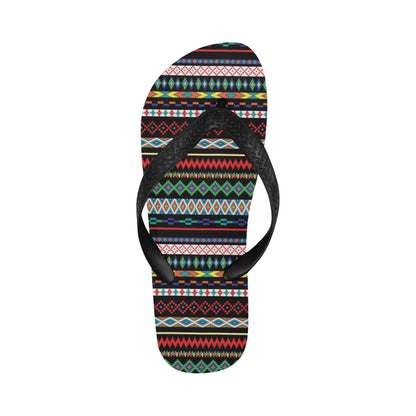Southwest Pattern Print Design LKS302 Flip Flops