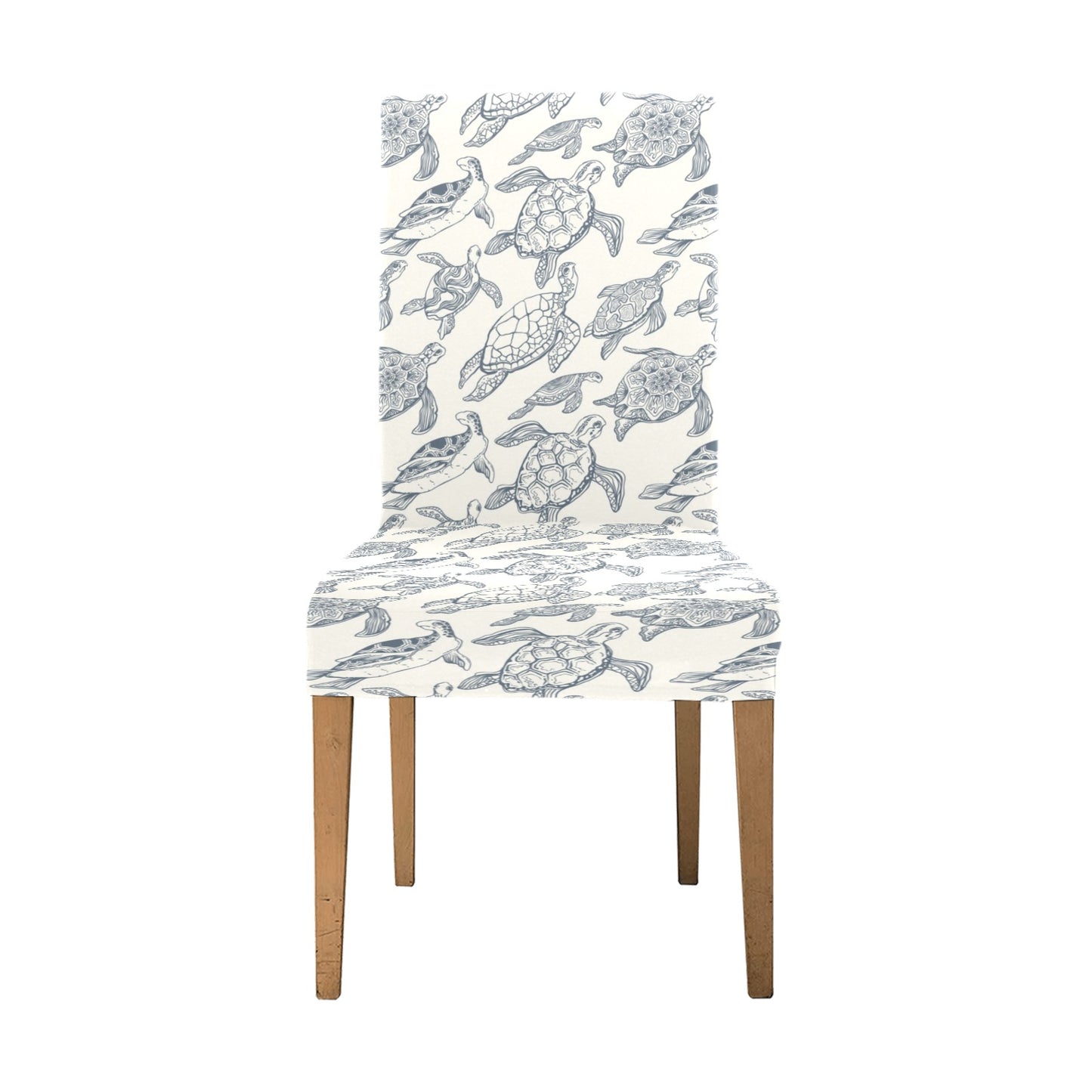 Sea Turtle Print Design LKS304 Dining Chair Slipcover