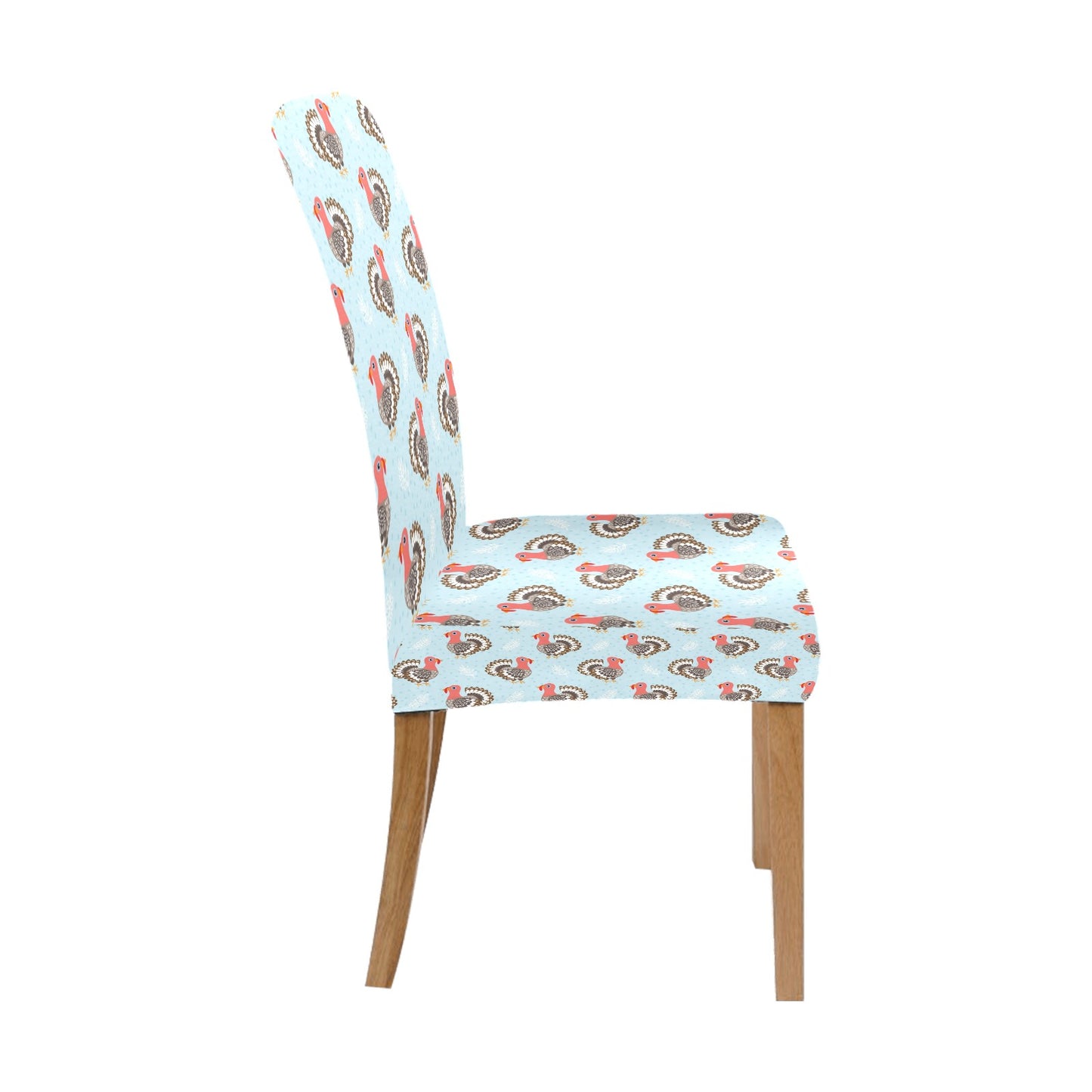 Turkey Print Design LKS403 Dining Chair Slipcover