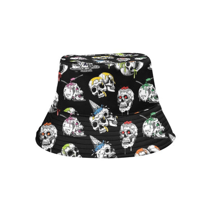 Skull Print Design LKS3013 Unisex Bucket Hat