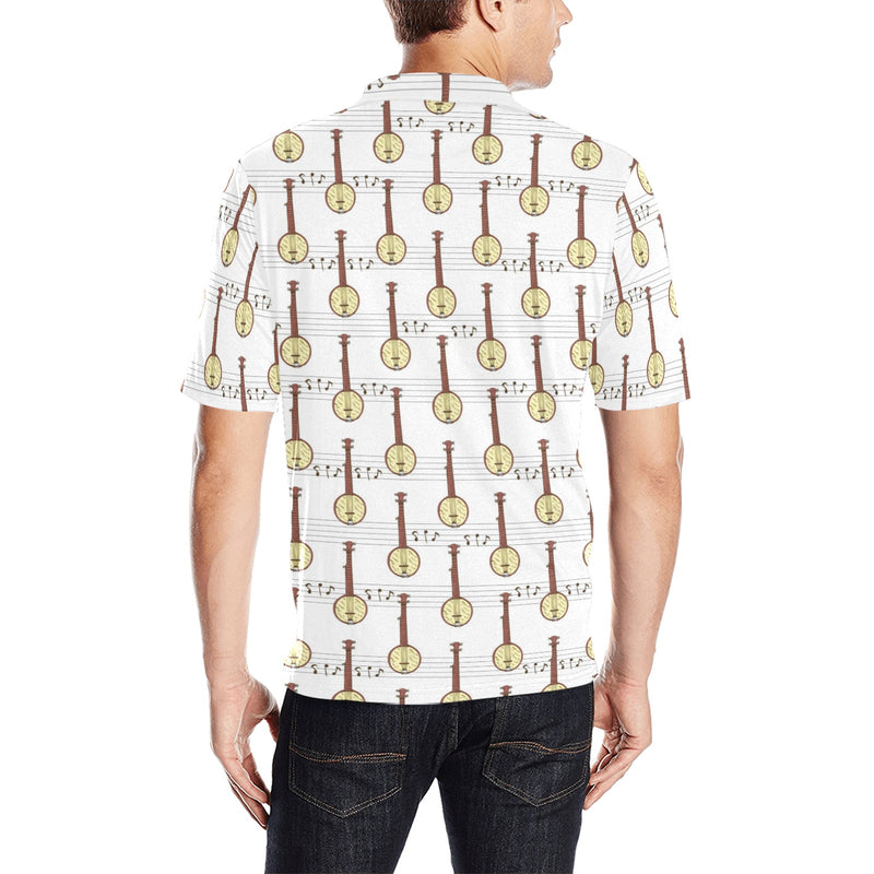 Banjo Print Design LKS402 Men Polo Shirt