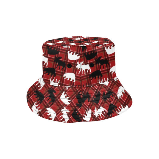 Moose Print Design LKS401 Unisex Bucket Hat