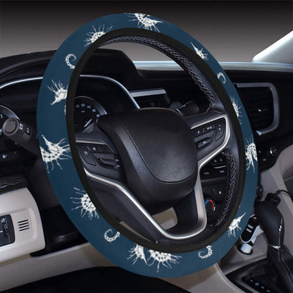 SeaHorse Print Design LKS402 Steering Wheel Cover with Elastic Edge