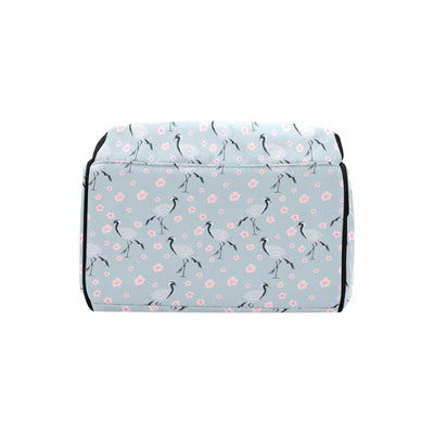 Sakura Bird Print Design LKS304 Diaper Bag Backpack