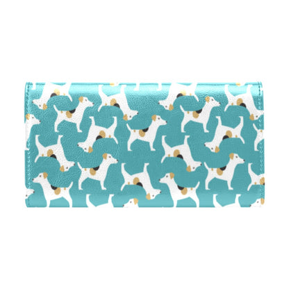 Russell Terriers Print Design LKS301 Women's Trifold Wallet