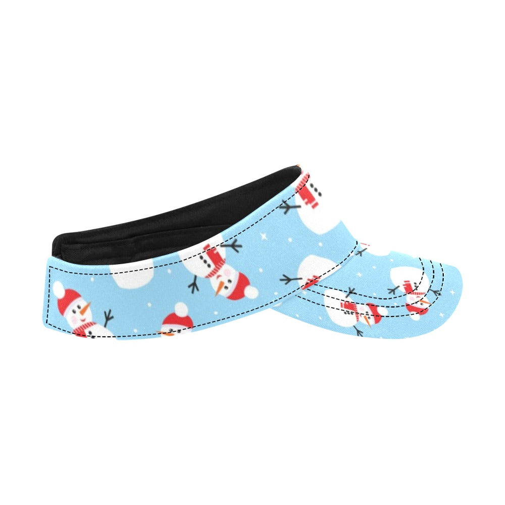 Snowman Print Design LKS305 Unisex Sun Visor