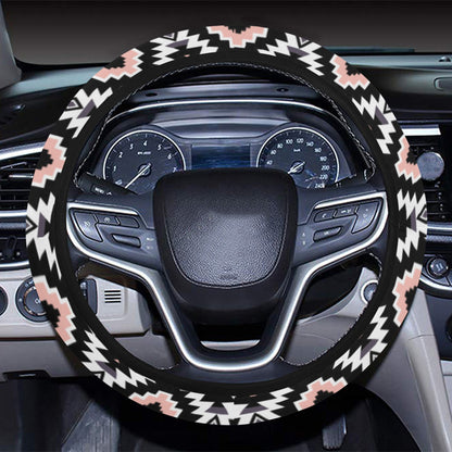Safari Pattern Print Design LKS302 Steering Wheel Cover with Elastic Edge