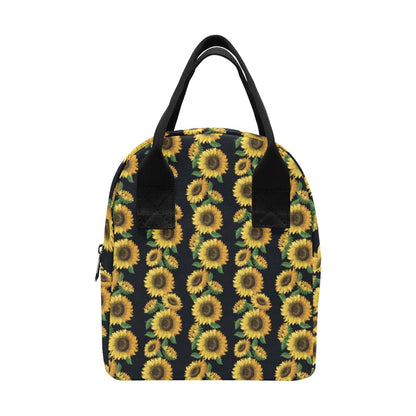 Sunflower Print Design LKS306 Insulated Lunch Bag