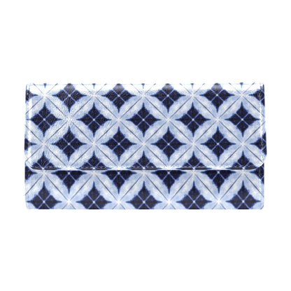 Tie Dye Print Design LKS308 Women's Trifold Wallet