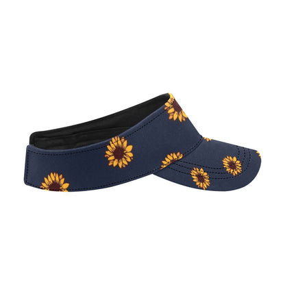 Sunflower Print Design LKS304 Unisex Sun Visor