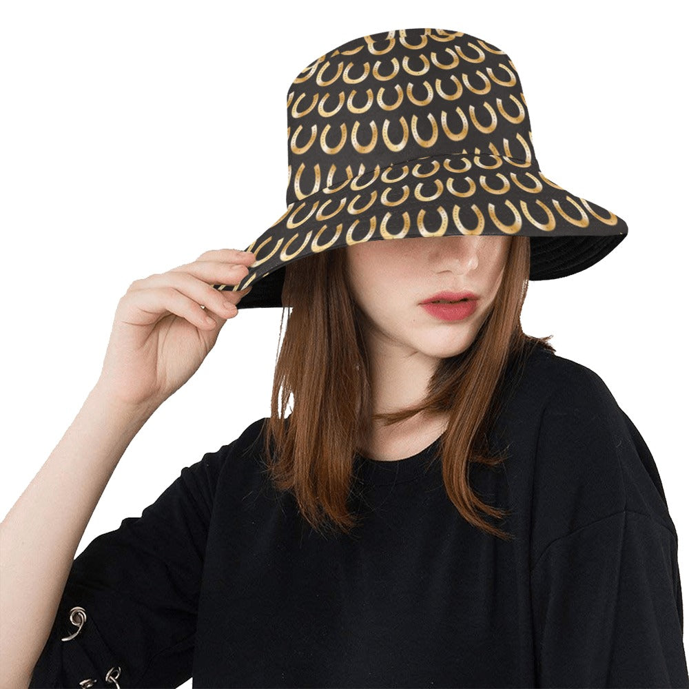 Horseshoe Print Design LKS304 Unisex Bucket Hat
