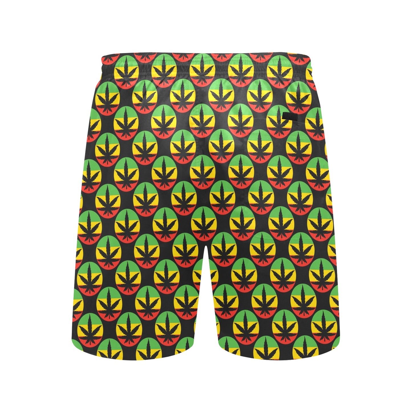 Rasta Reggae Color Design Men's Swim Trunks Beach Shorts