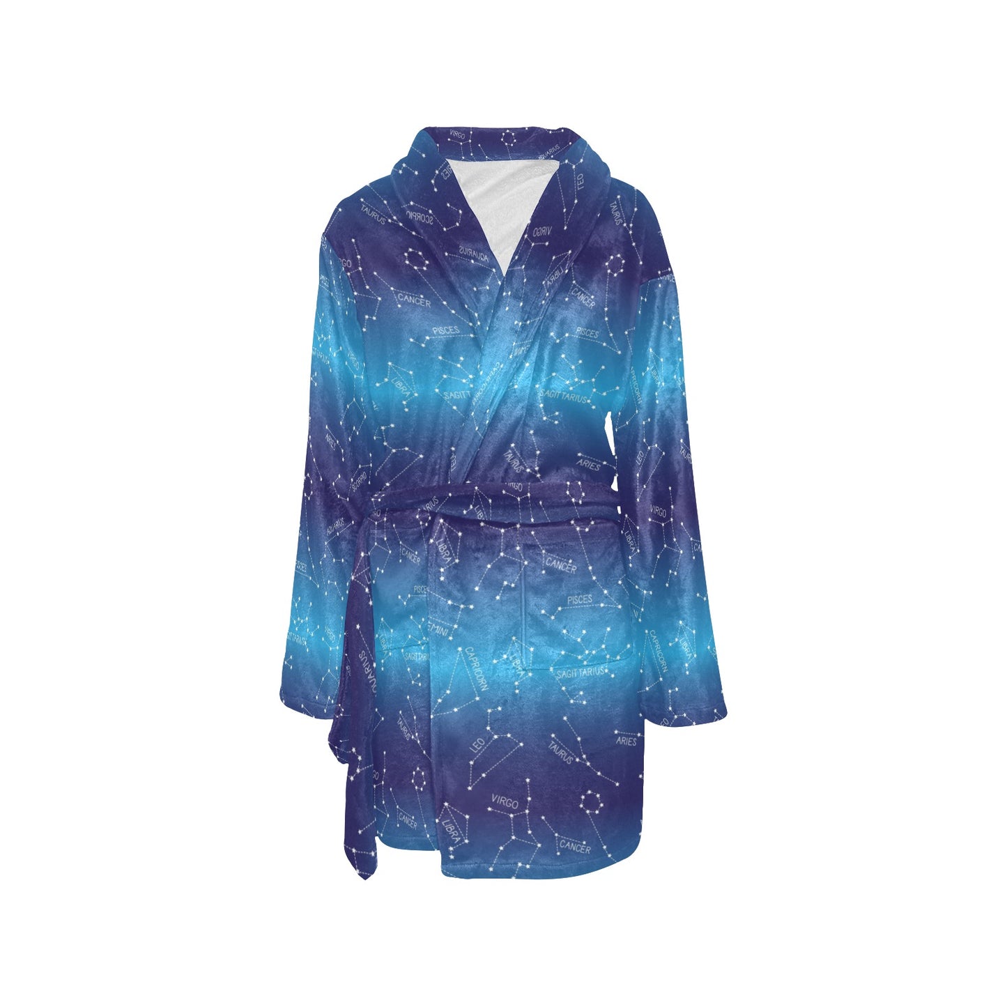 Virgo Print Design LKS302 Women's Fleece Robe