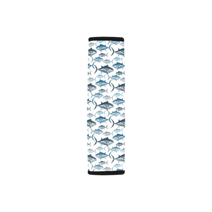 Tuna Fish Print Design LKS303 Car Seat Belt Cover