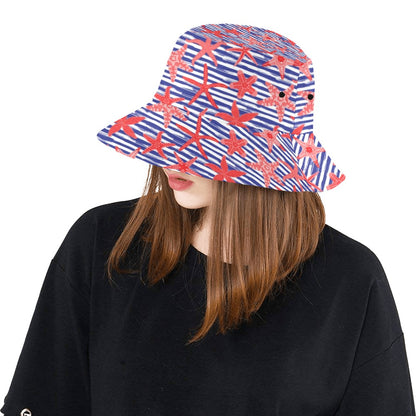 Starfish Print Design LKS401 Unisex Bucket Hat