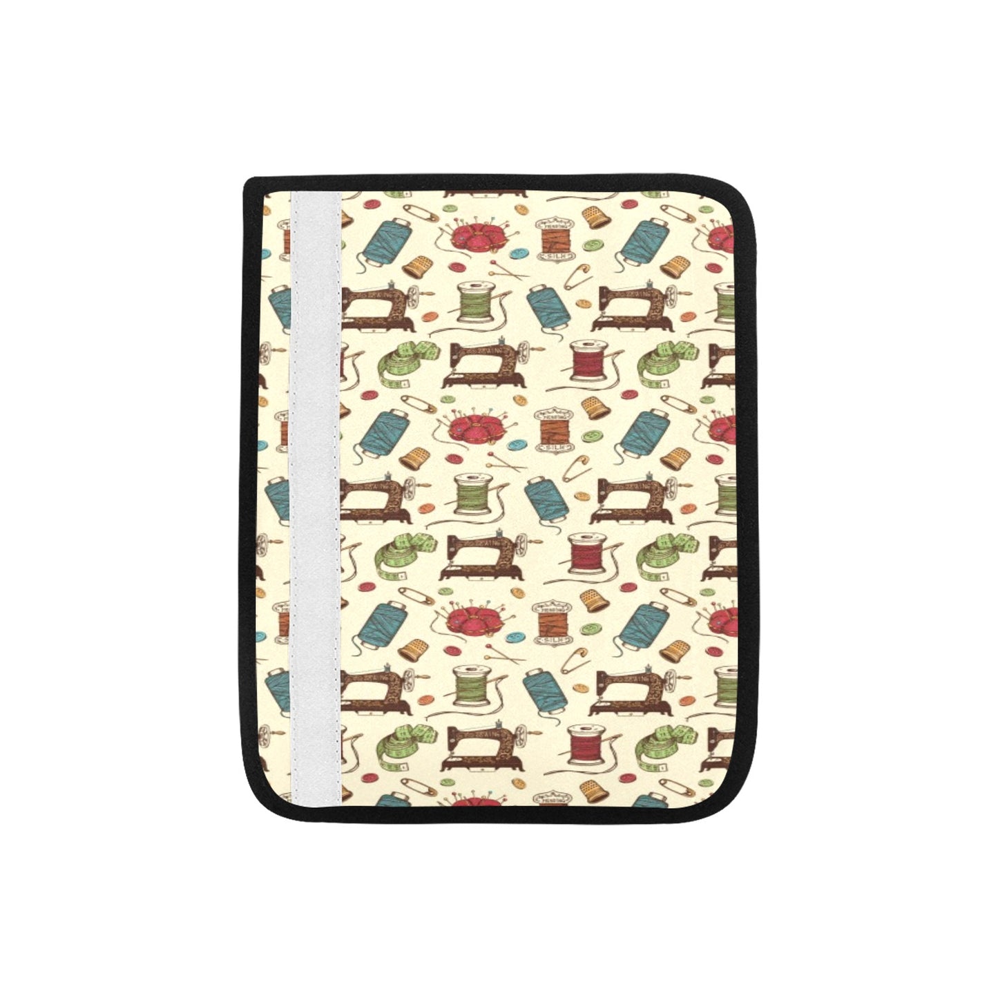 Sewing Equipment Print Design LKS303 Car Seat Belt Cover