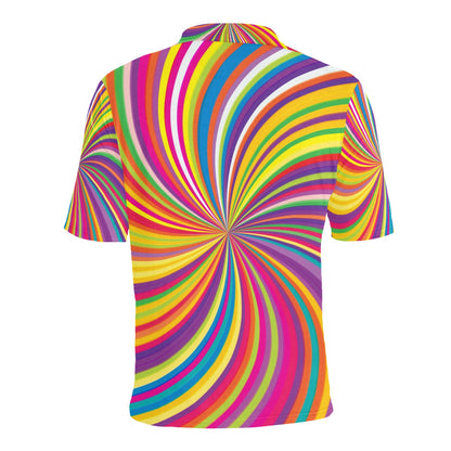 Vortex Print Design LKS301 Men Polo Shirt